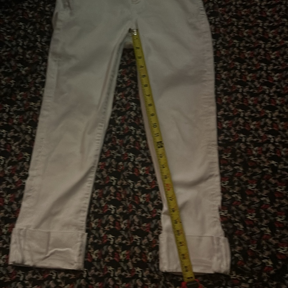Citizens Of Humanity White Dani Cropped Straight Leg Jeans 26 Classic Preppy - Picture 7 of 11